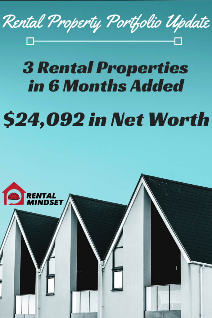 3 Rental Properties in 6 months Added $24,092 in Net Worth